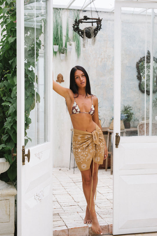 BALI TAN SKIRT SARONG