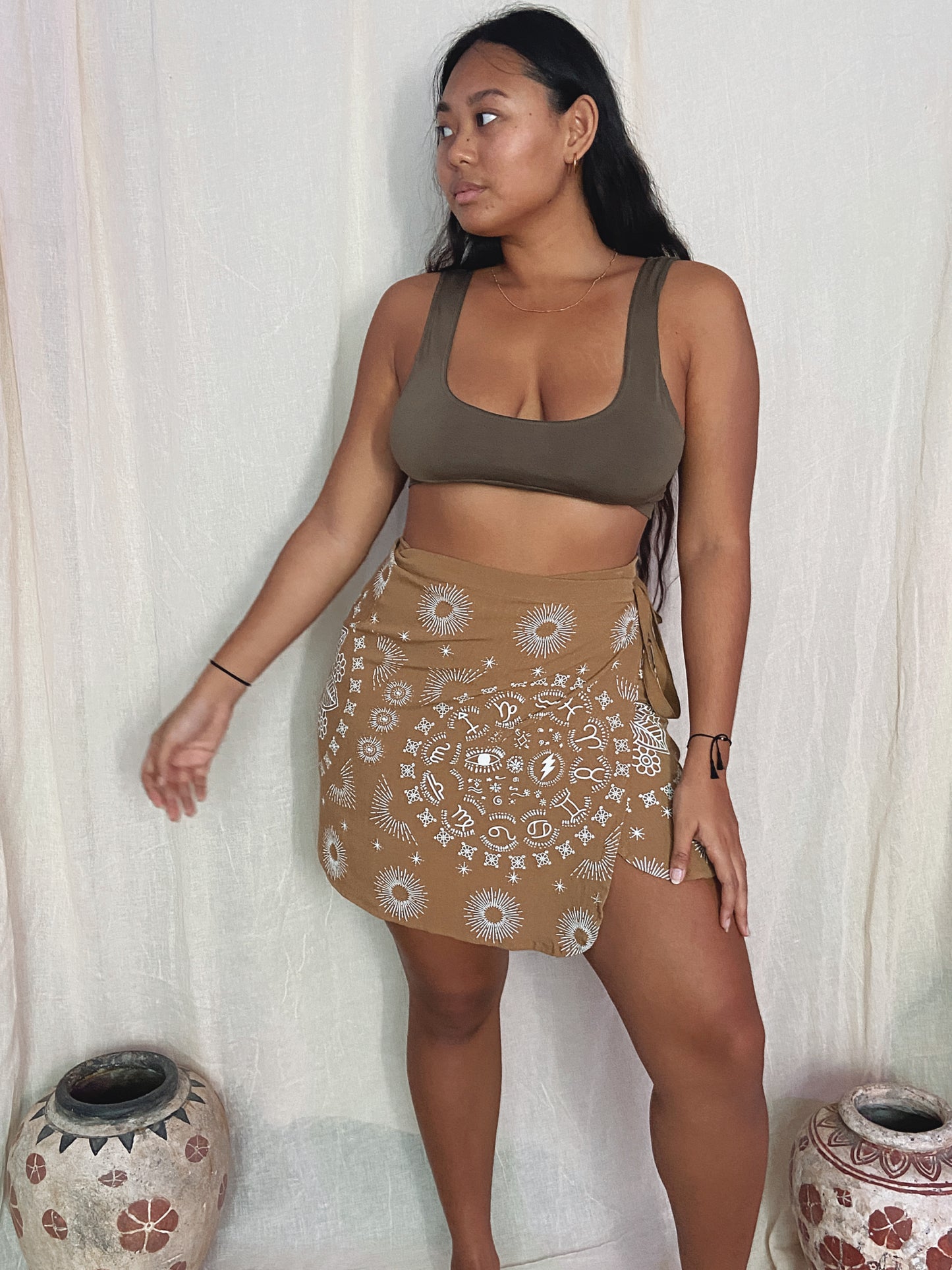 BALI TAN SKIRT SARONG
