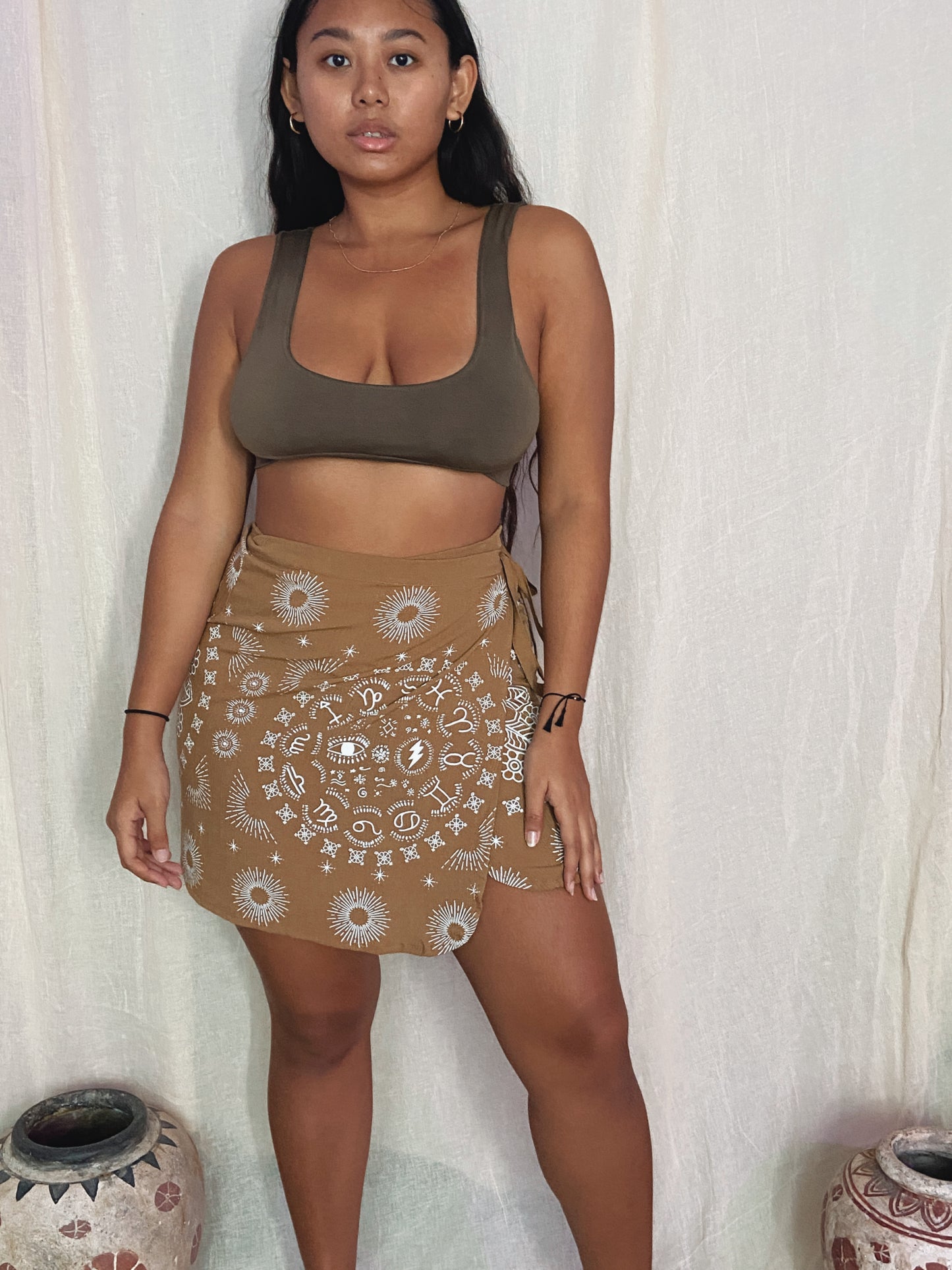 BALI TAN SKIRT SARONG