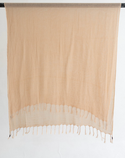 PEACH RAW COTTON SARONGS