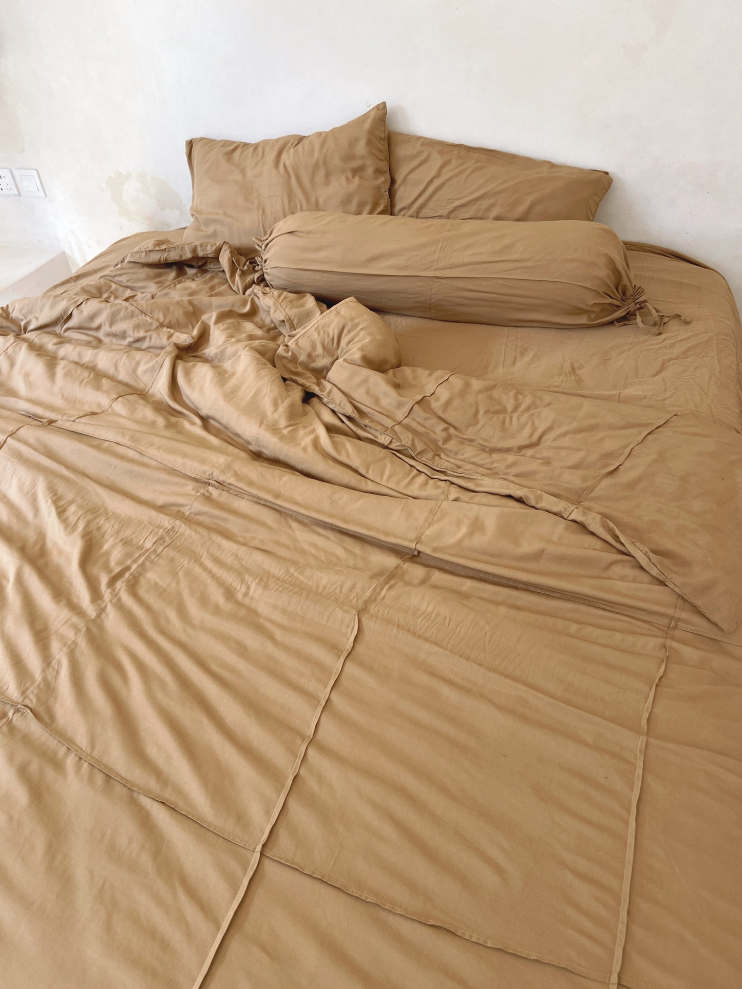 BALI TAN BED COVER SET