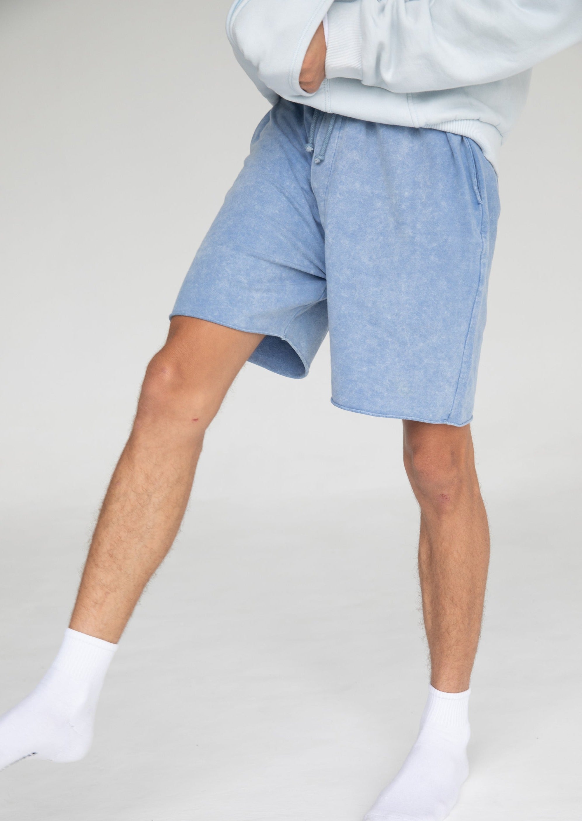 Baby blue sweat online shorts