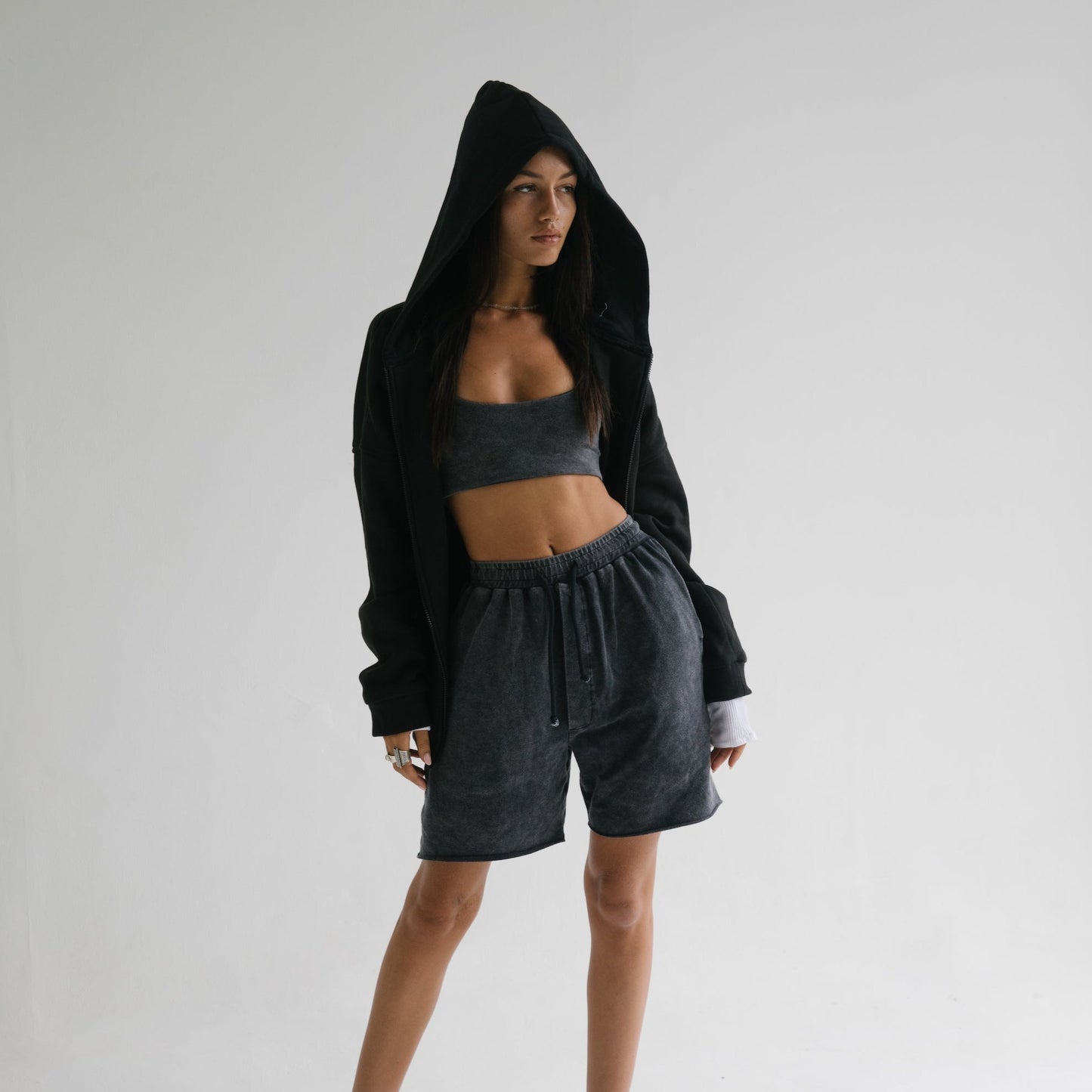 UNISEX SWEAT SHORTS MIDNIGHT